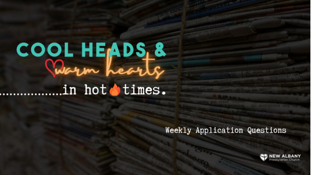 Cool Heads & Warm Hearts in Hot Times,